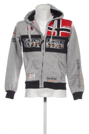 Мъжки суичър Geographical Norway, Размер S, Цвят Сив, Цена 69,99 лв.