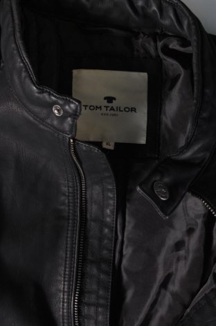 Herren Lederjacke Tom Tailor, Größe XL, Farbe Schwarz, Preis 53,29 €