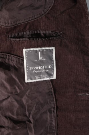 Herren Sakko Springfield, Größe L, Farbe Braun, Preis 6,99 €