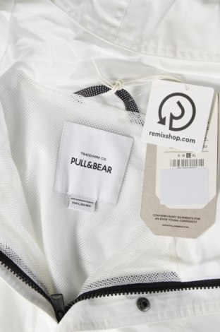 Ανδρικό μπουφάν Pull&Bear, Μέγεθος L, Χρώμα Λευκό, Τιμή 35,49 €