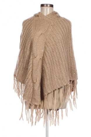 Poncho, Größe M, Farbe Beige, Preis € 9,49