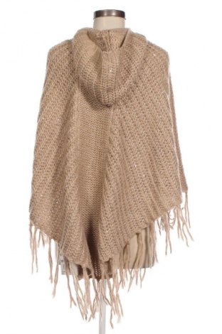 Poncho, Größe M, Farbe Beige, Preis € 9,49