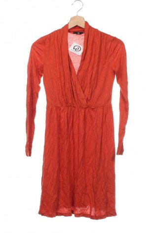 Kleid H&M, Größe XS, Farbe Orange, Preis 6,99 €