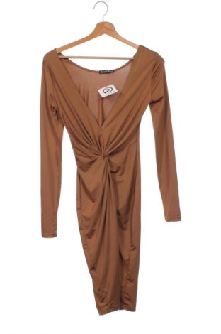 Kleid SHEIN, Größe XS, Farbe Braun, Preis 6,99 €