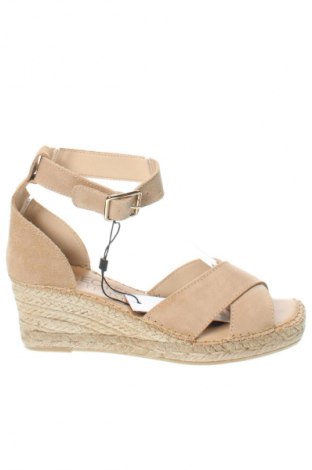 Sandalen Selected Femme, Größe 39, Farbe Beige, Preis 19,49 €