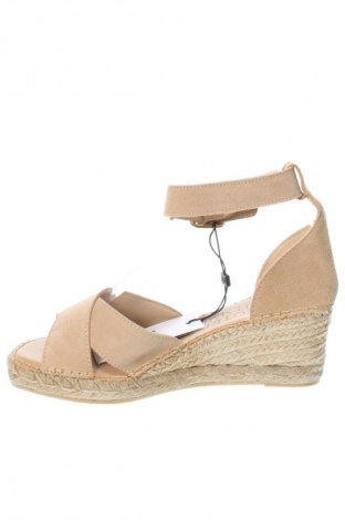 Sandalen Selected Femme, Größe 39, Farbe Beige, Preis 16,49 €