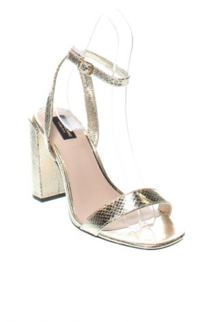 Sandalen River Island, Größe 39, Farbe Golden, Preis 12,99 €