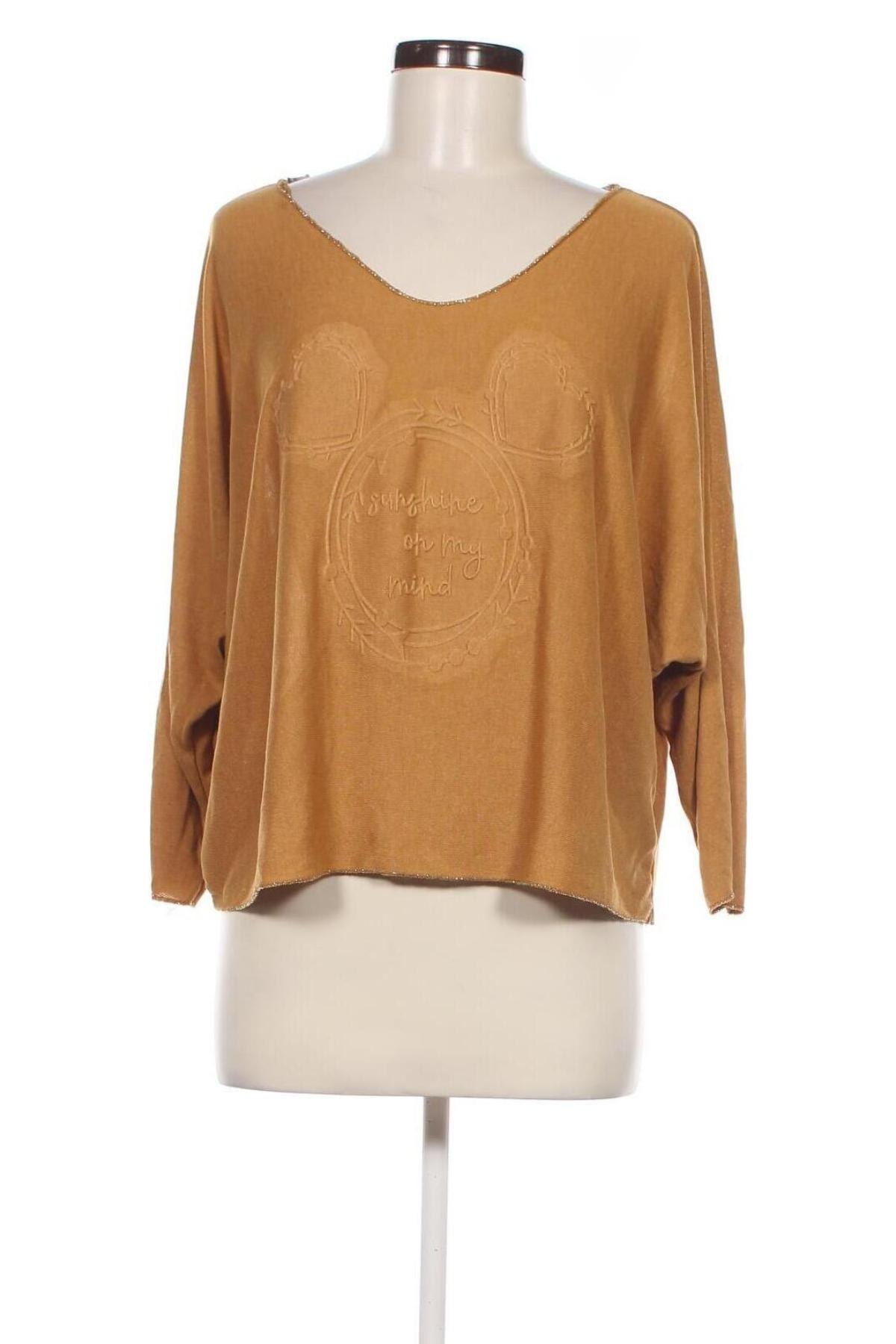 Damen Shirt, Größe L, Farbe Beige, Preis 4,99 €