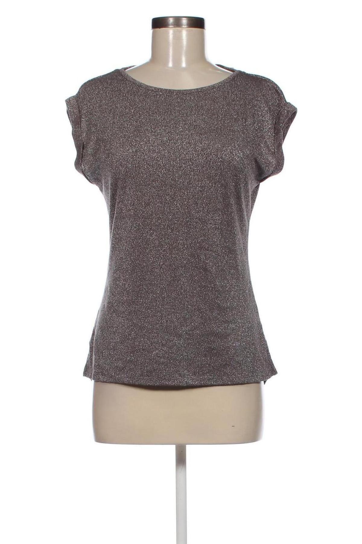 Damen Shirt, Größe M, Farbe Silber, Preis 4,49 €