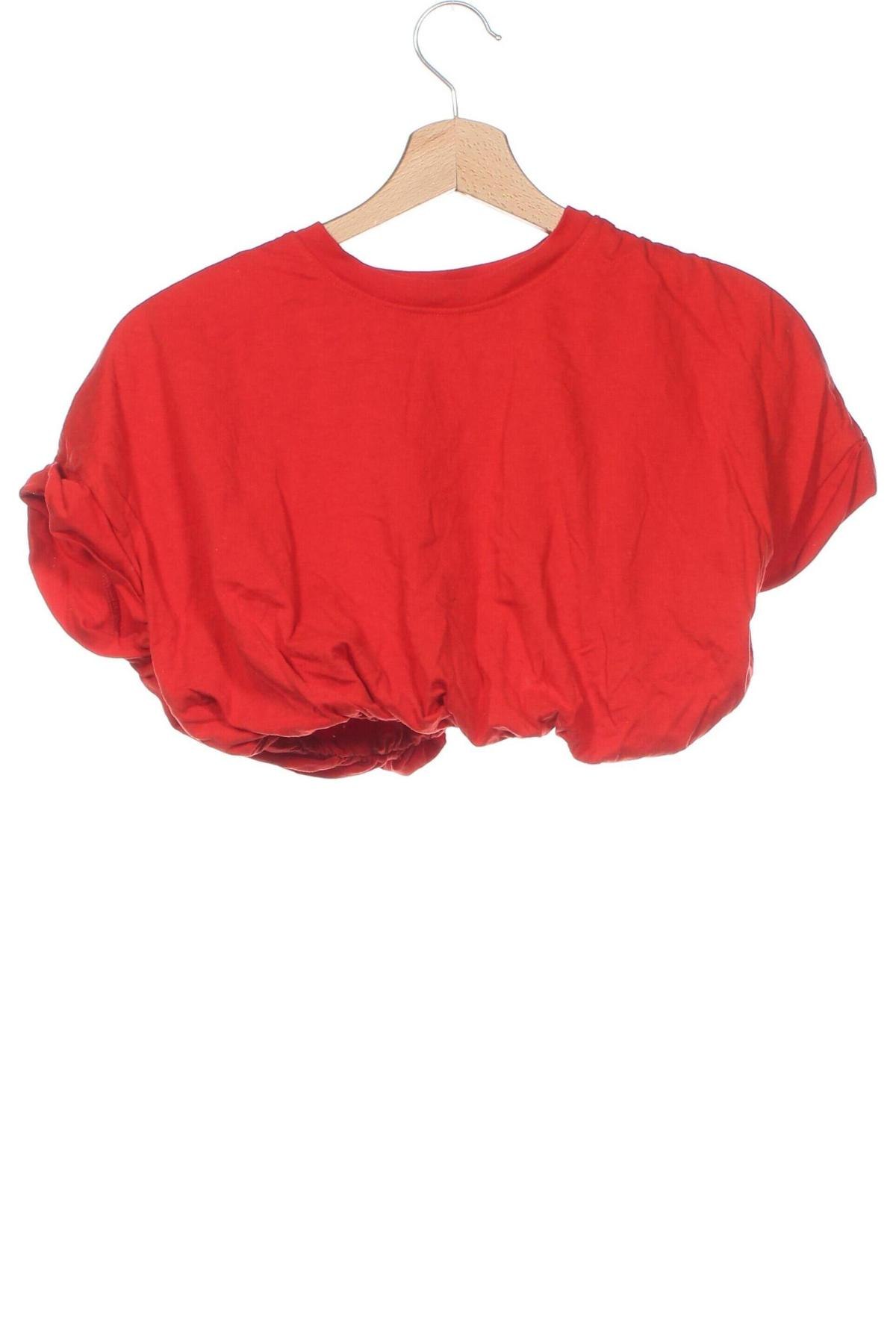 Damen Shirt Bershka, Größe XS, Farbe Rot, Preis 4,99 €