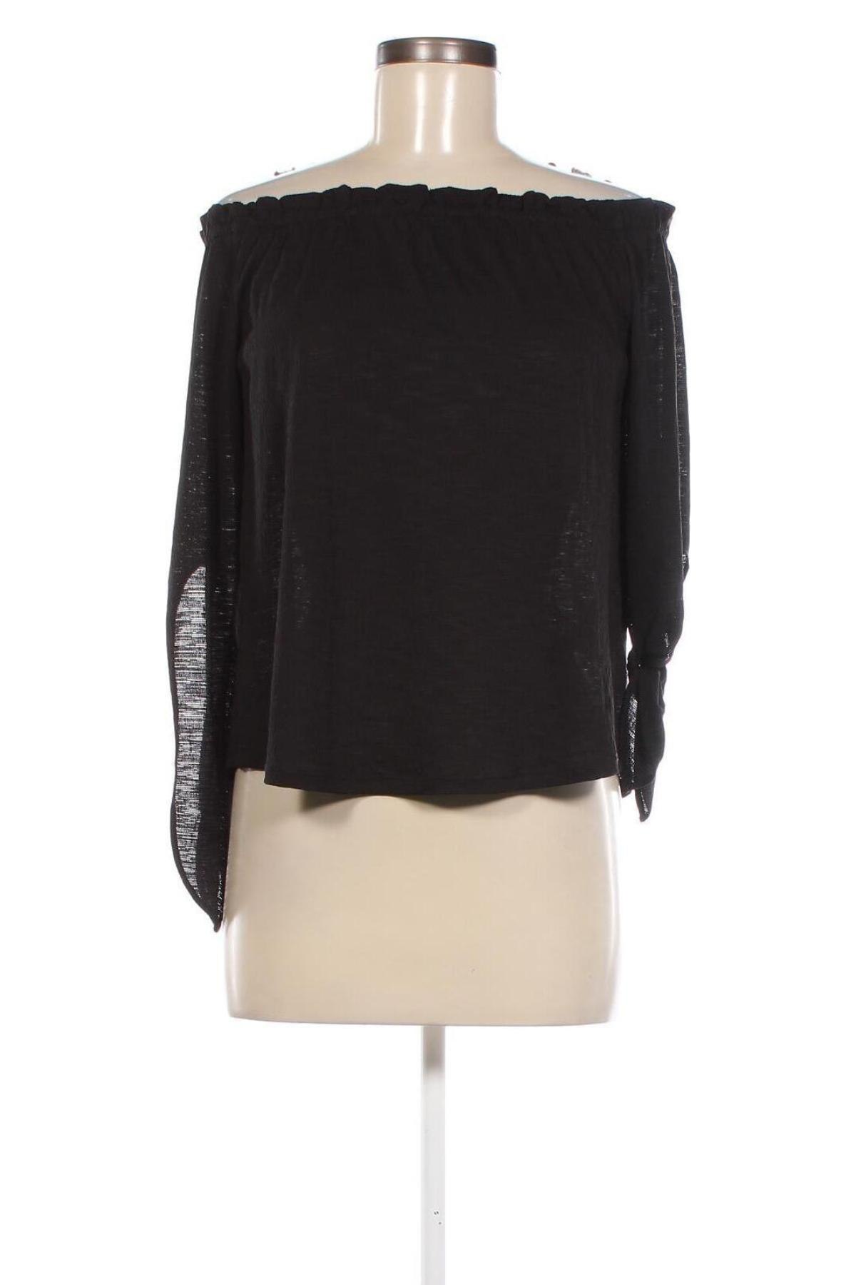 Damen Shirt Bershka, Größe M, Farbe Schwarz, Preis € 3,99