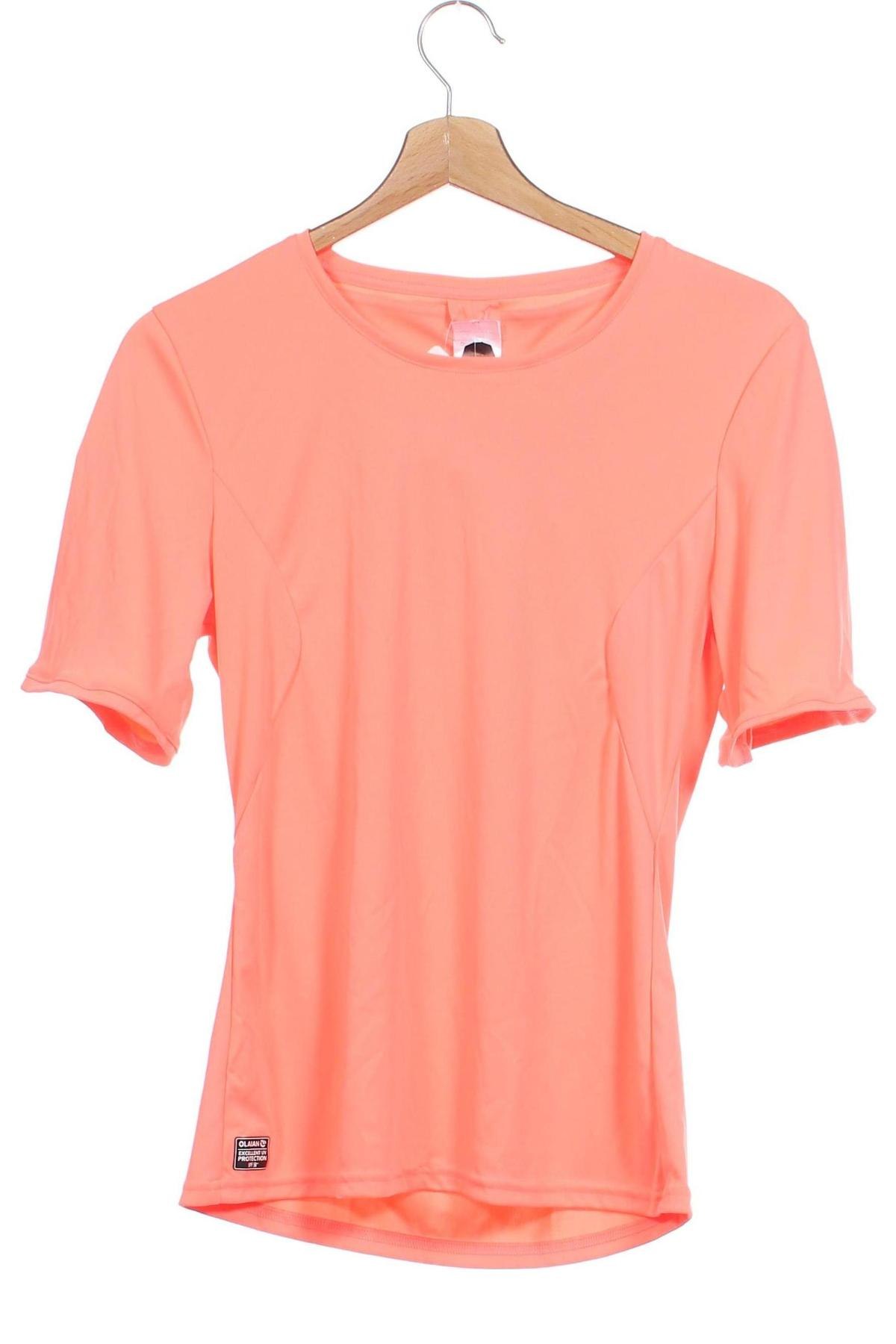 Damen Shirt Decathlon, Größe XS, Farbe Orange, Preis € 9,99