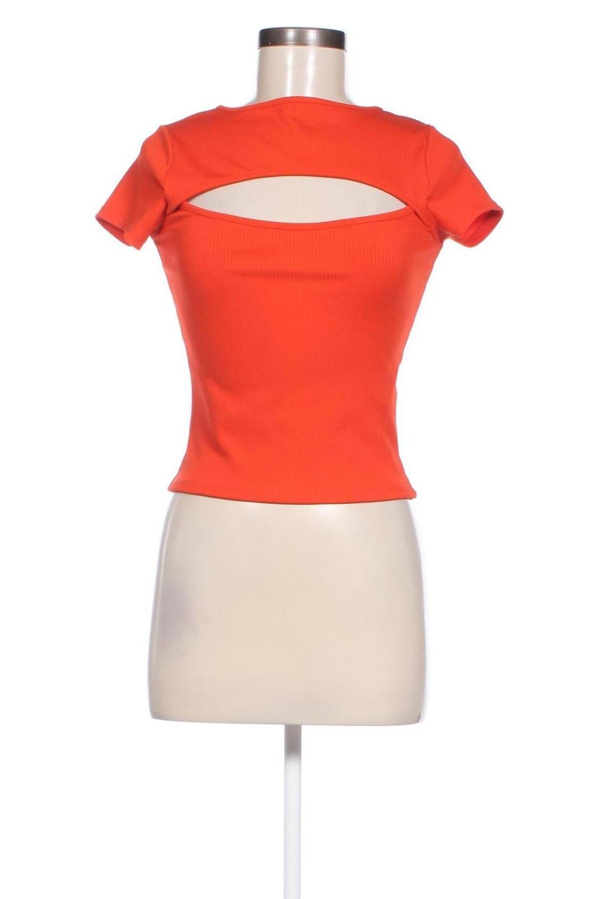 Damen Shirt Gina Tricot, Größe S, Farbe Orange, Preis 4,49 €