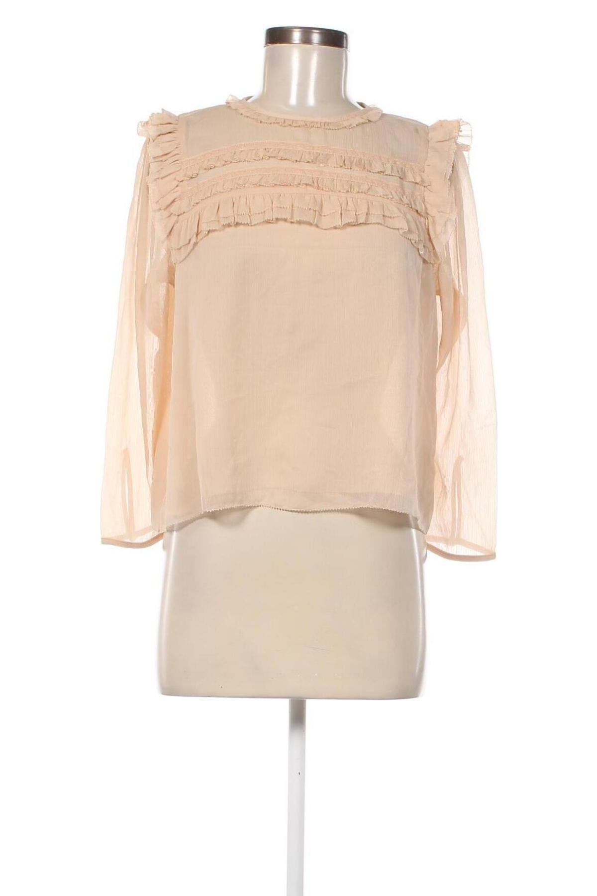 Damen Shirt H&M, Größe M, Farbe Beige, Preis 3,99 €