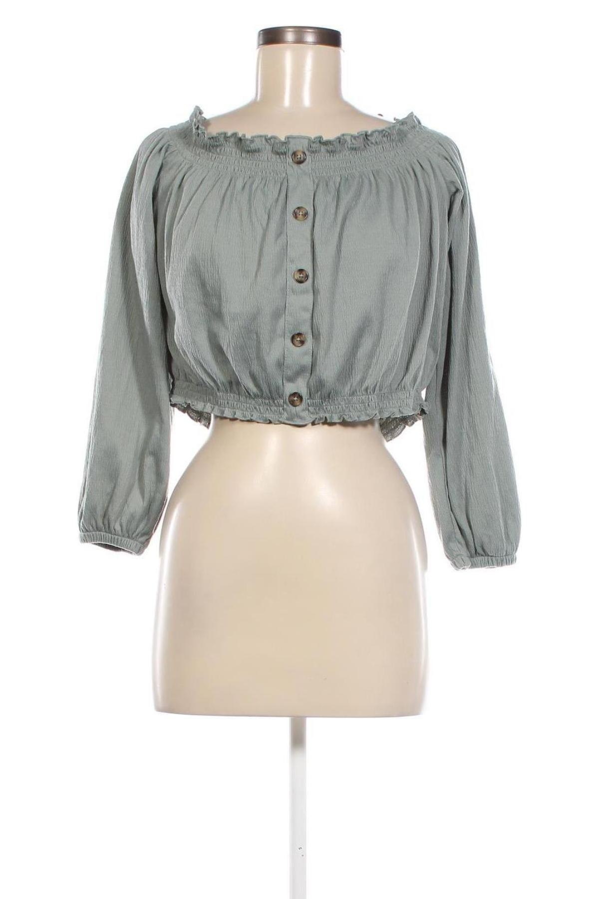 Bluză de femei H&M Divided, Mărime L, Culoare Verde, Preț 16,99 Lei