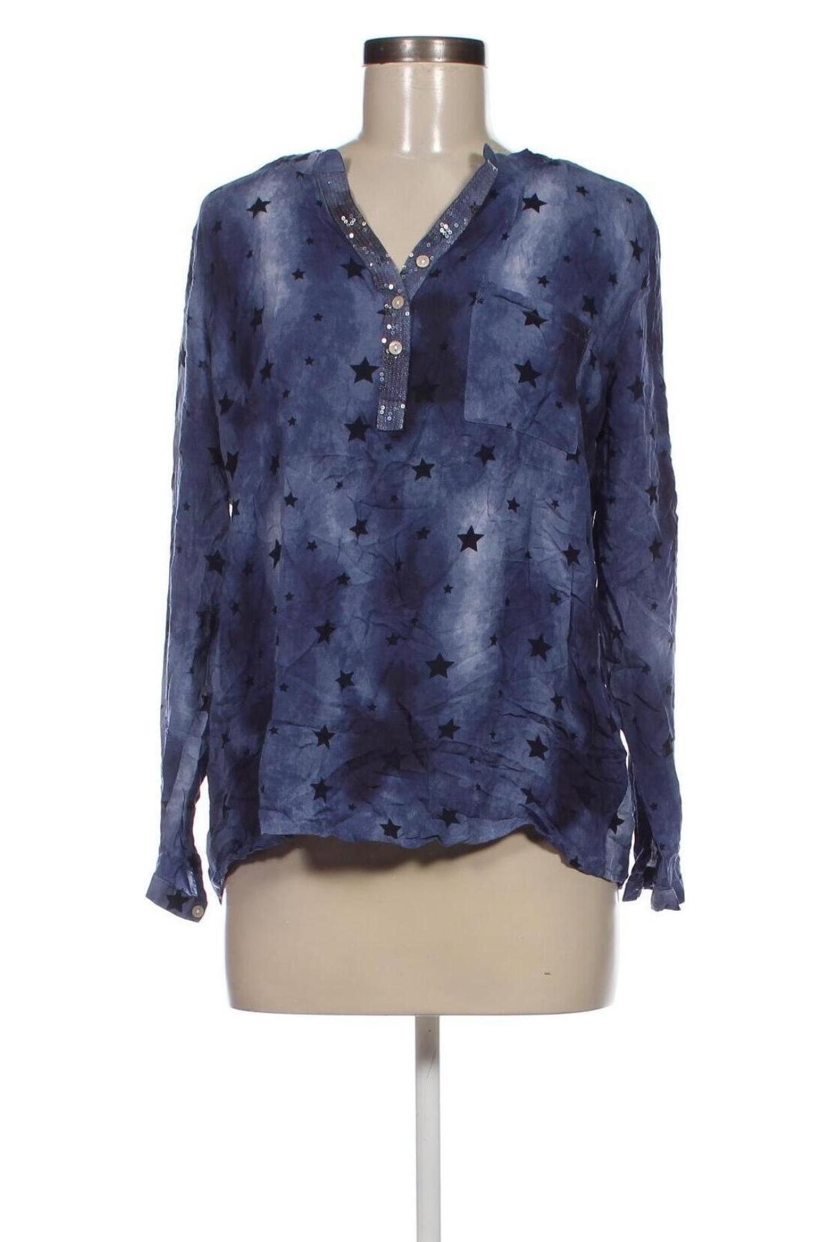 Damen Shirt Janina, Größe M, Farbe Blau, Preis € 3,99