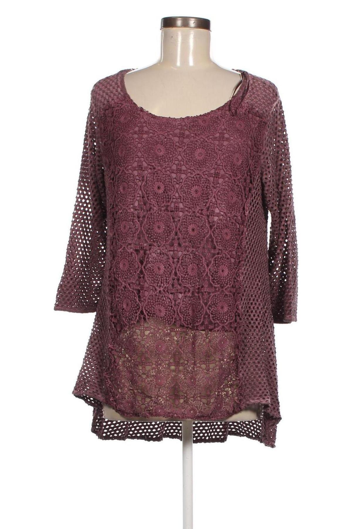 Damen Shirt Laura Torelli, Größe L, Farbe Aschrosa, Preis 3,99 €