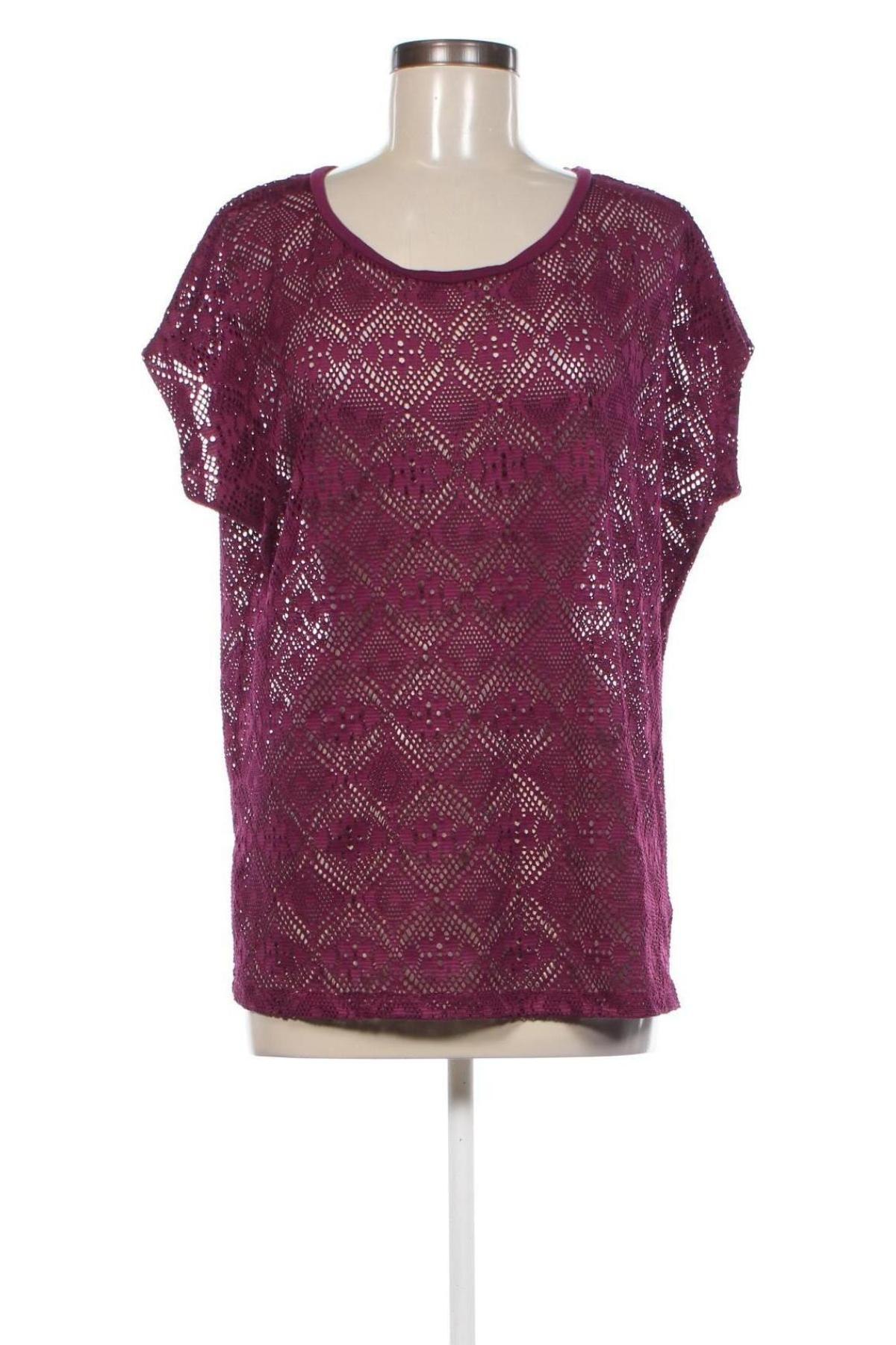 Damen Shirt Laura Torelli, Größe M, Farbe Lila, Preis € 3,99