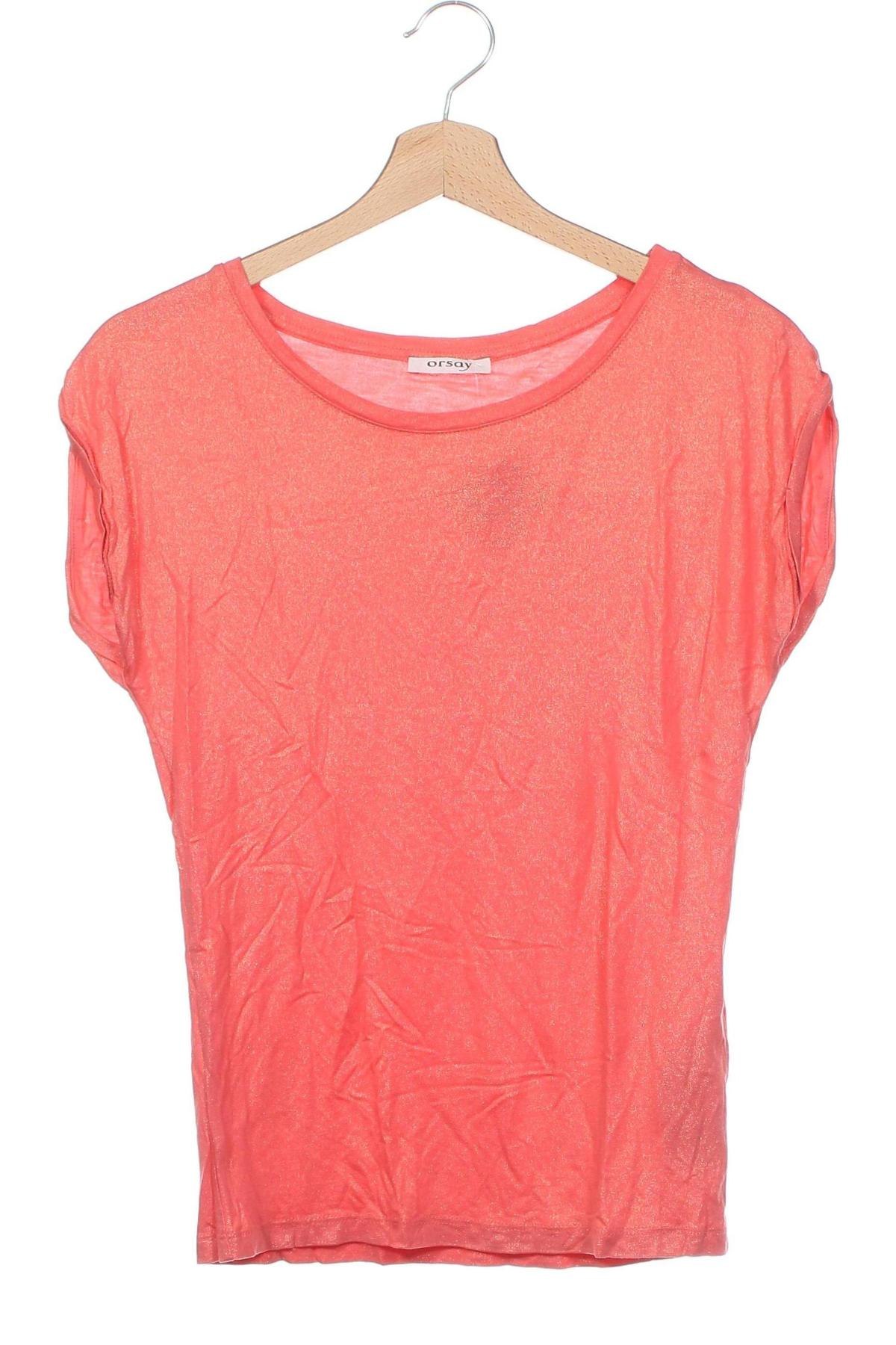 Damen Shirt Orsay, Größe XS, Farbe Orange, Preis 4,99 €