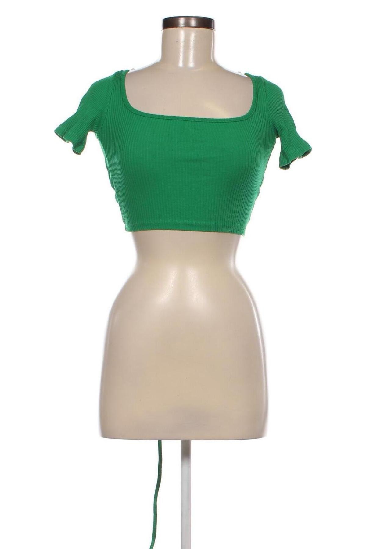 Bluză de femei Stradivarius, Mărime S, Culoare Verde, Preț 18,99 Lei