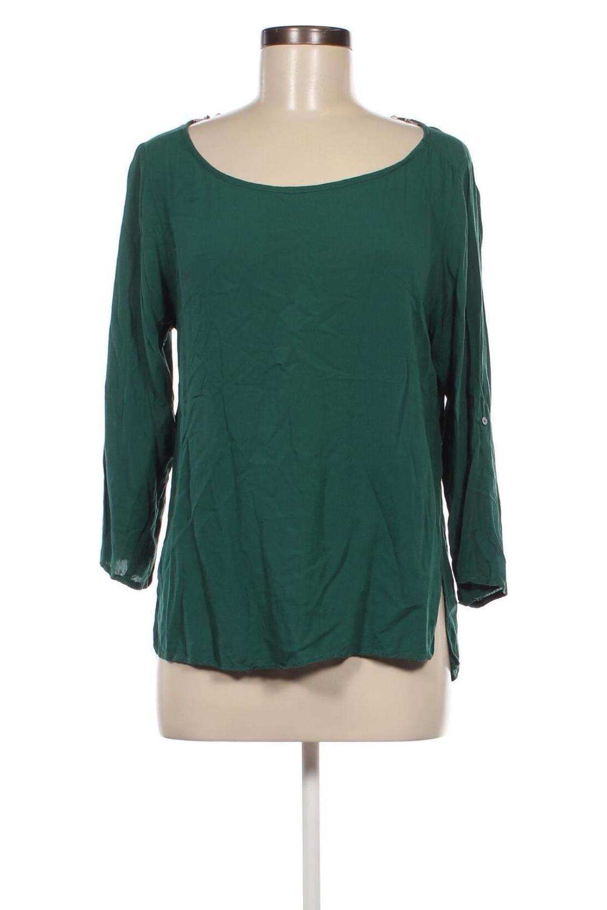 Damen Shirt Zara, Größe S, Farbe Grün, Preis 6,49 €