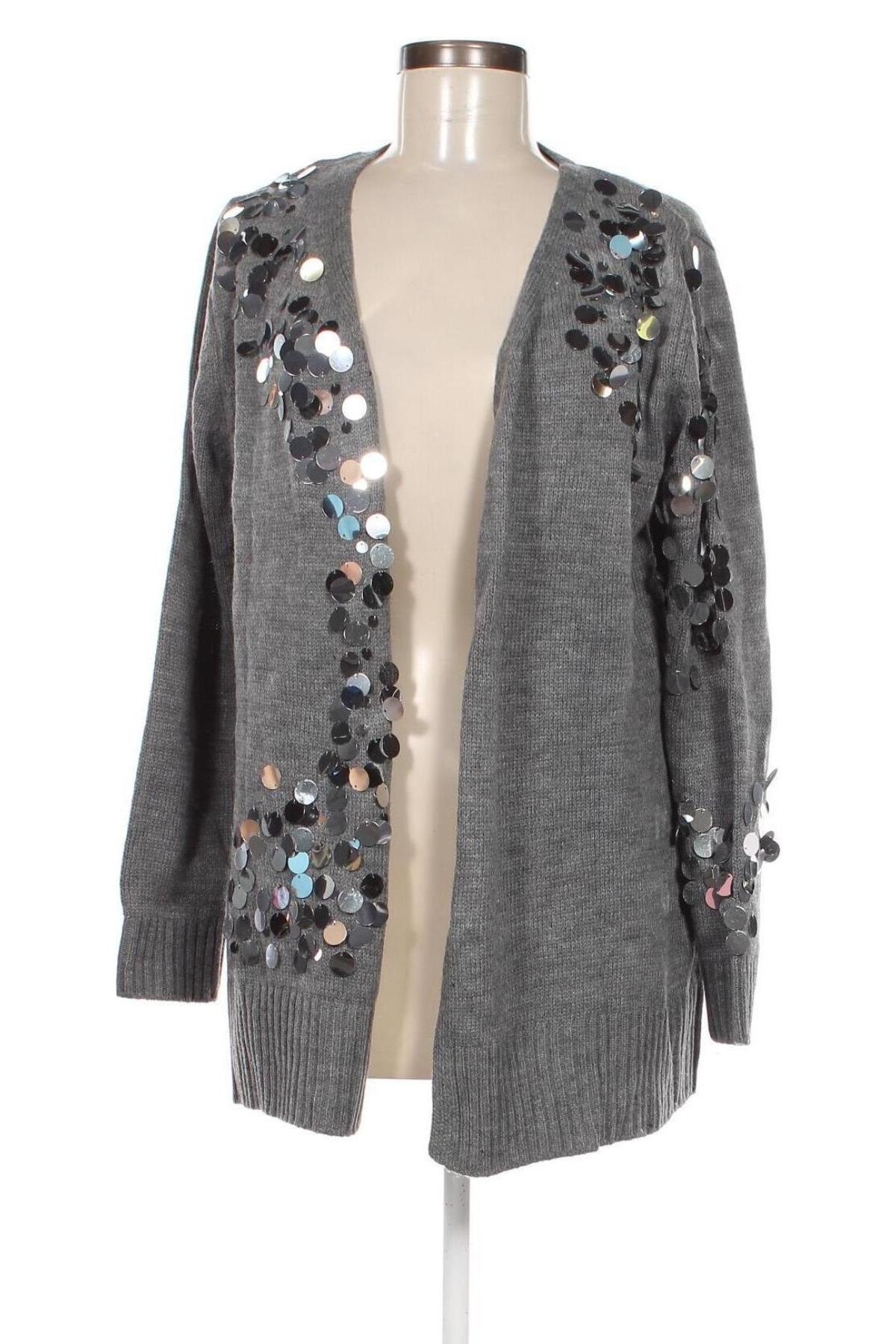 Cardigan de damă, Mărime M, Culoare Gri, Preț 33,99 Lei