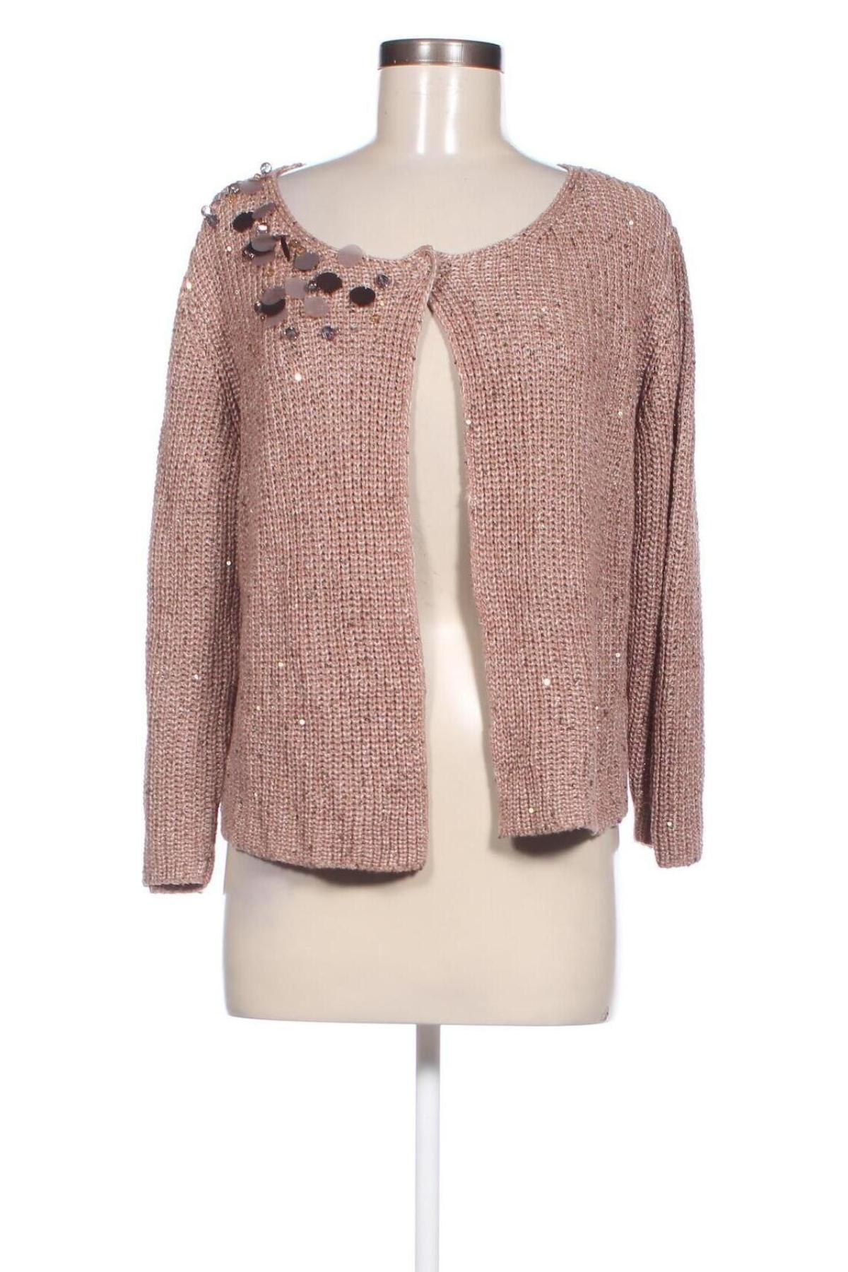 Cardigan de damă Fabiana Filippi, Mărime M, Culoare Bej, Preț 404,99 Lei