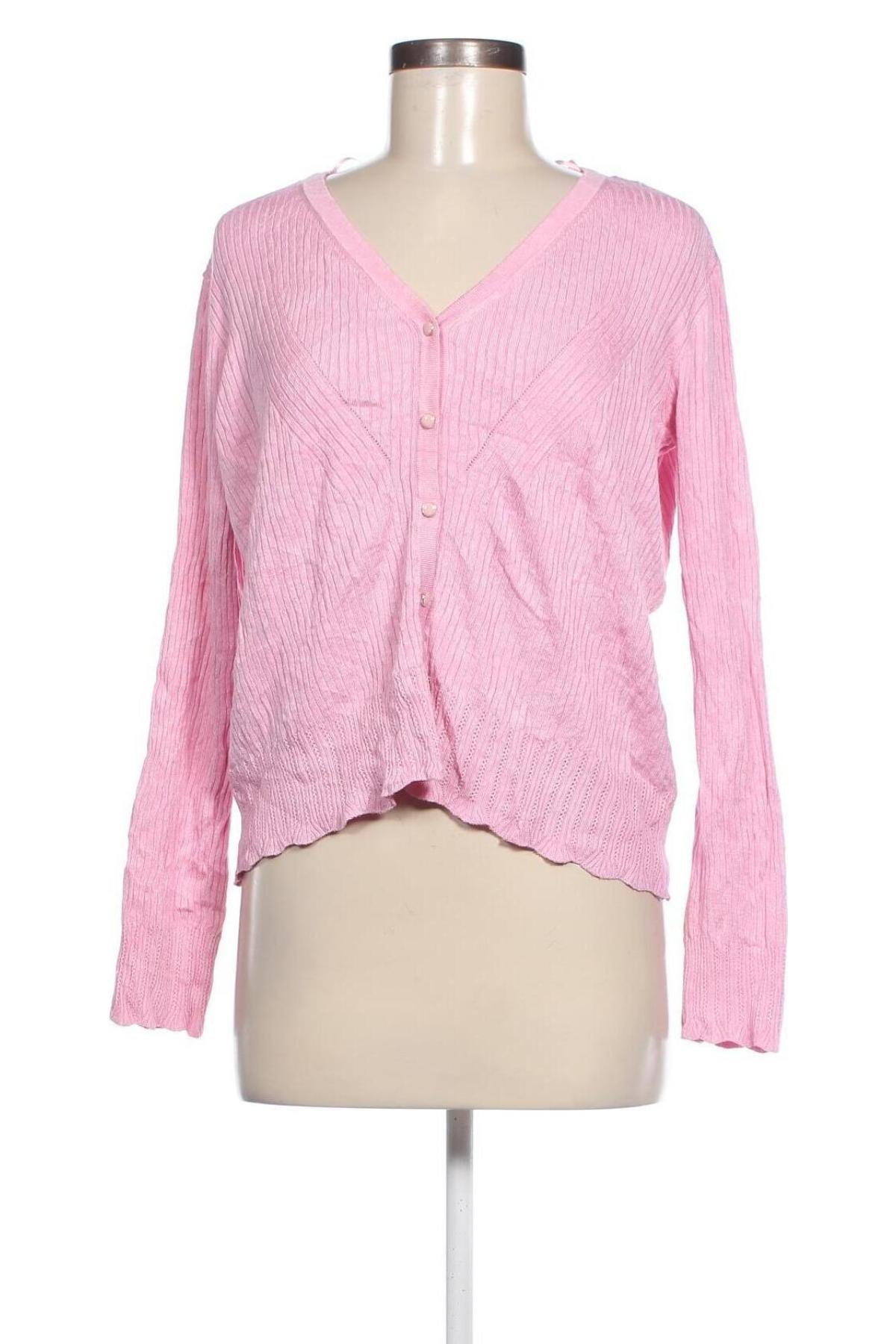 Damen Strickjacke George, Größe L, Farbe Rosa, Preis € 3,49