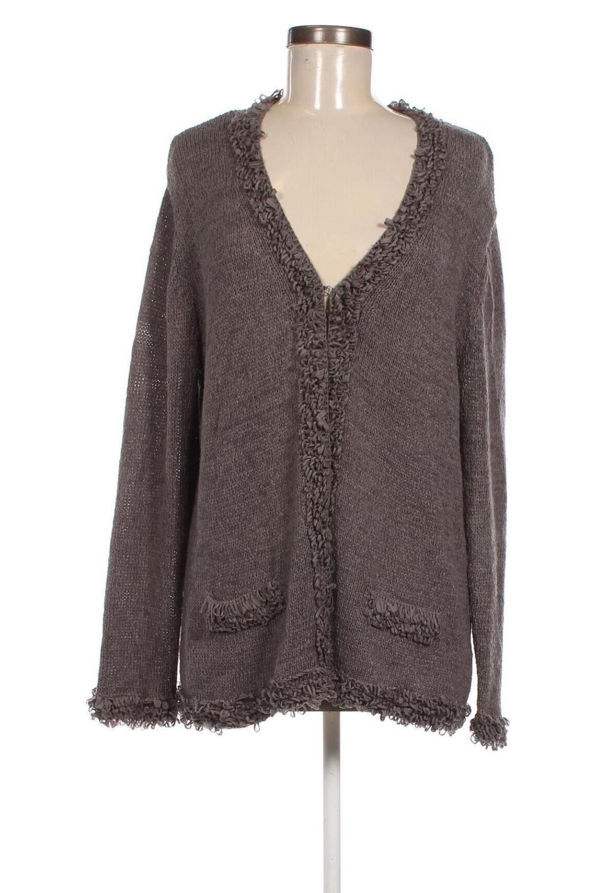 Cardigan de damă Golle Haug, Mărime XL, Culoare Gri, Preț 21,99 Lei