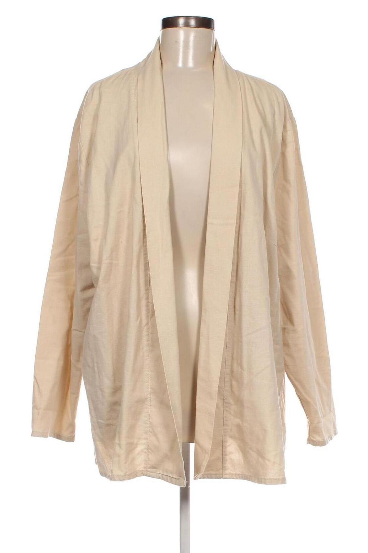 Damen Strickjacke Janina, Größe 3XL, Farbe Beige, Preis € 6,99