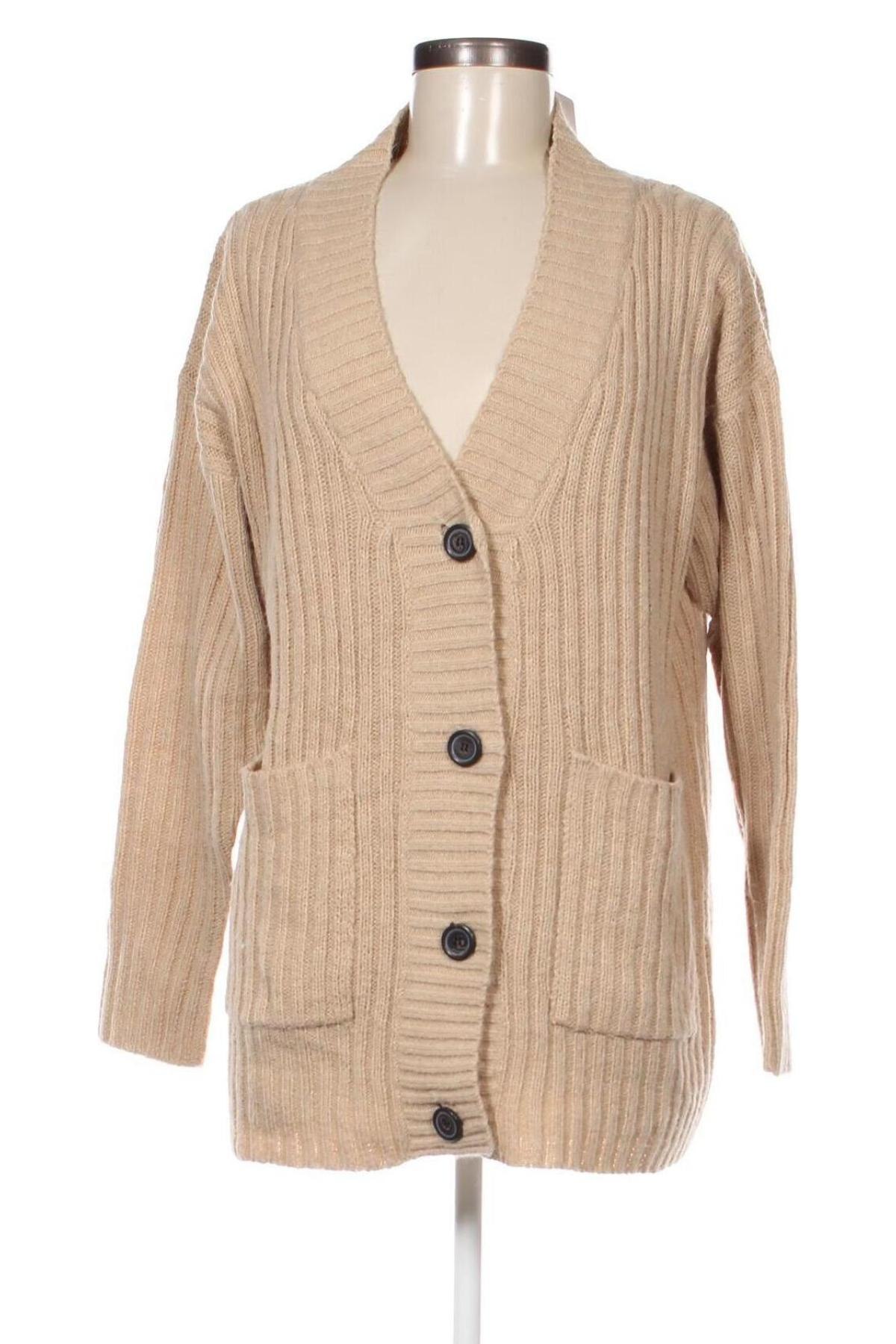 Damen Strickjacke NA-KD, Größe XS, Farbe Beige, Preis 11,99 €