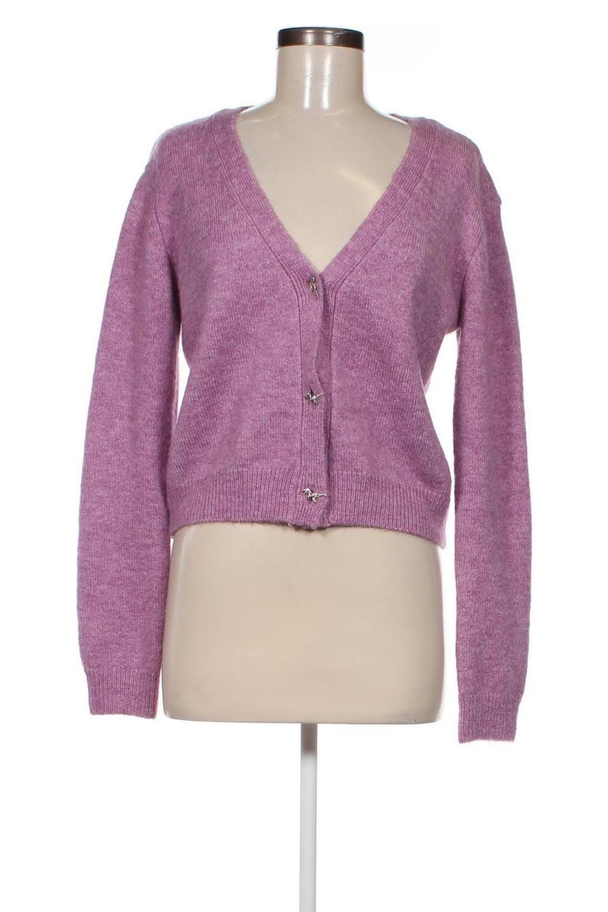 Damen Strickjacke Sinsay, Größe L, Farbe Lila, Preis € 6,99