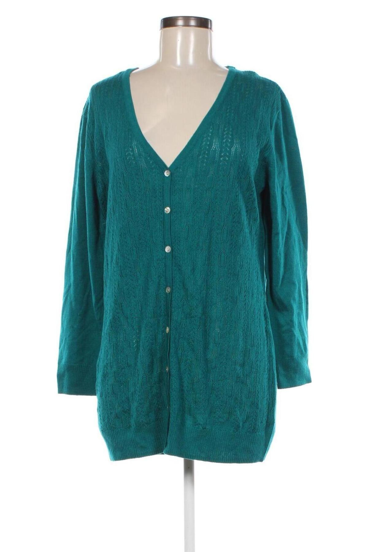 Cardigan de damă Yuka, Mărime L, Culoare Verde, Preț 38,99 Lei