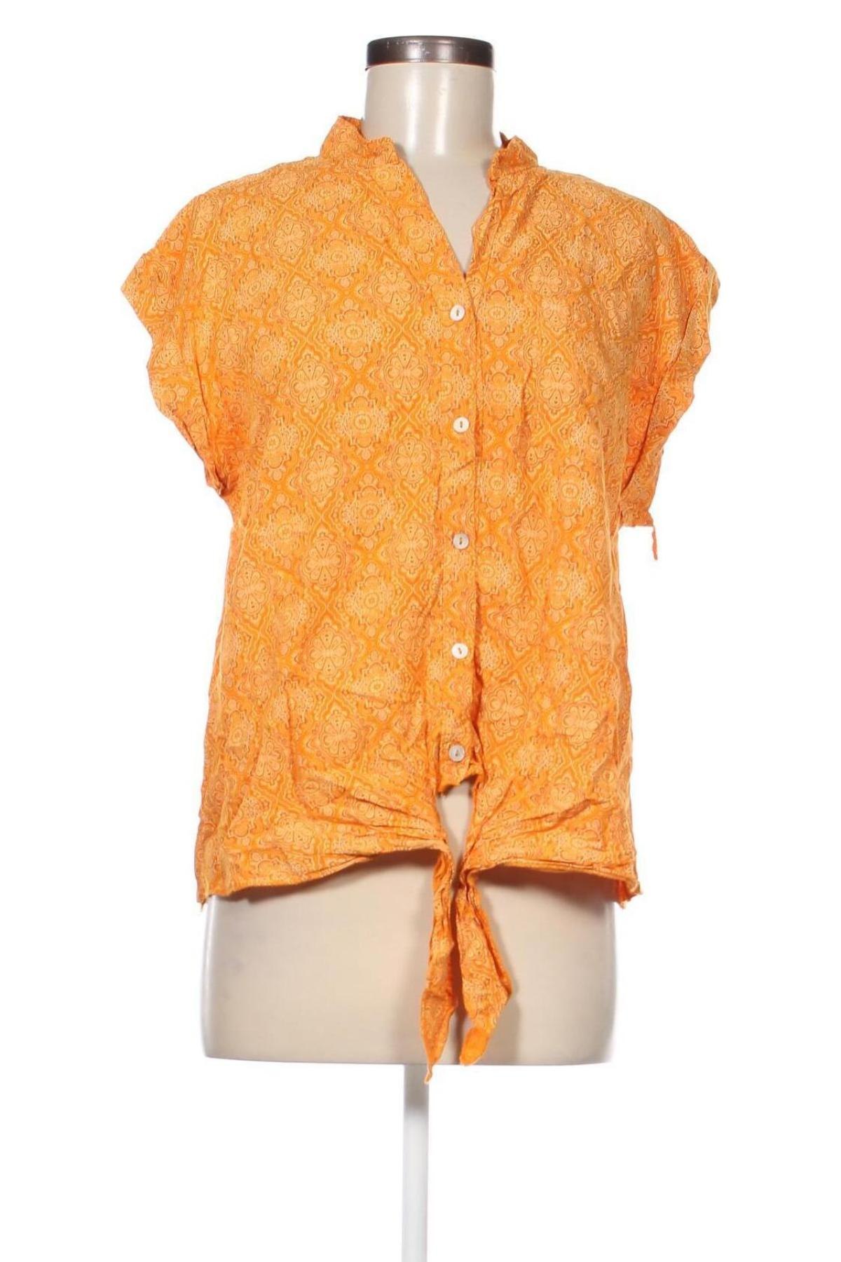 Damenbluse, Größe M, Farbe Orange, Preis € 4,99