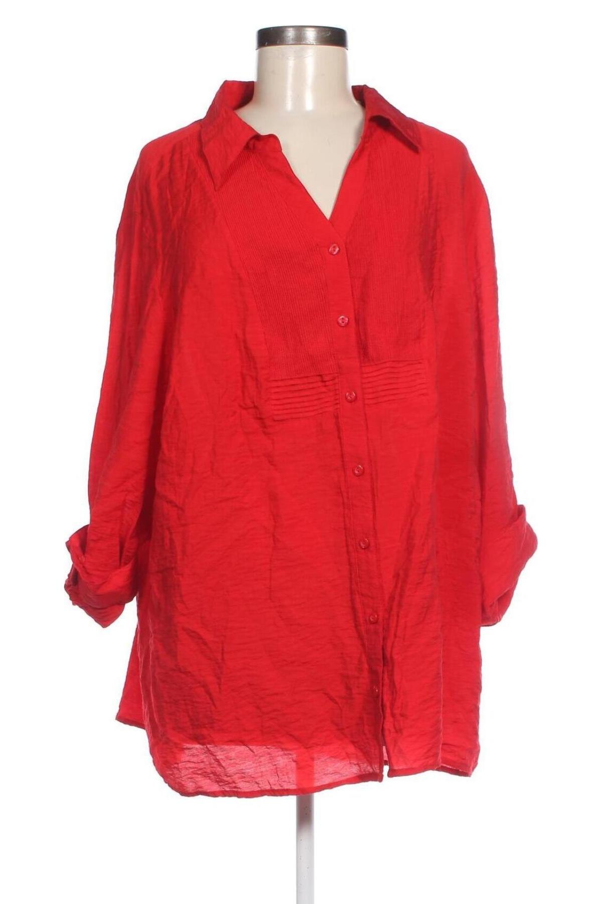 Damenbluse Grandiosa, Größe XXL, Farbe Rot, Preis 8,99 €