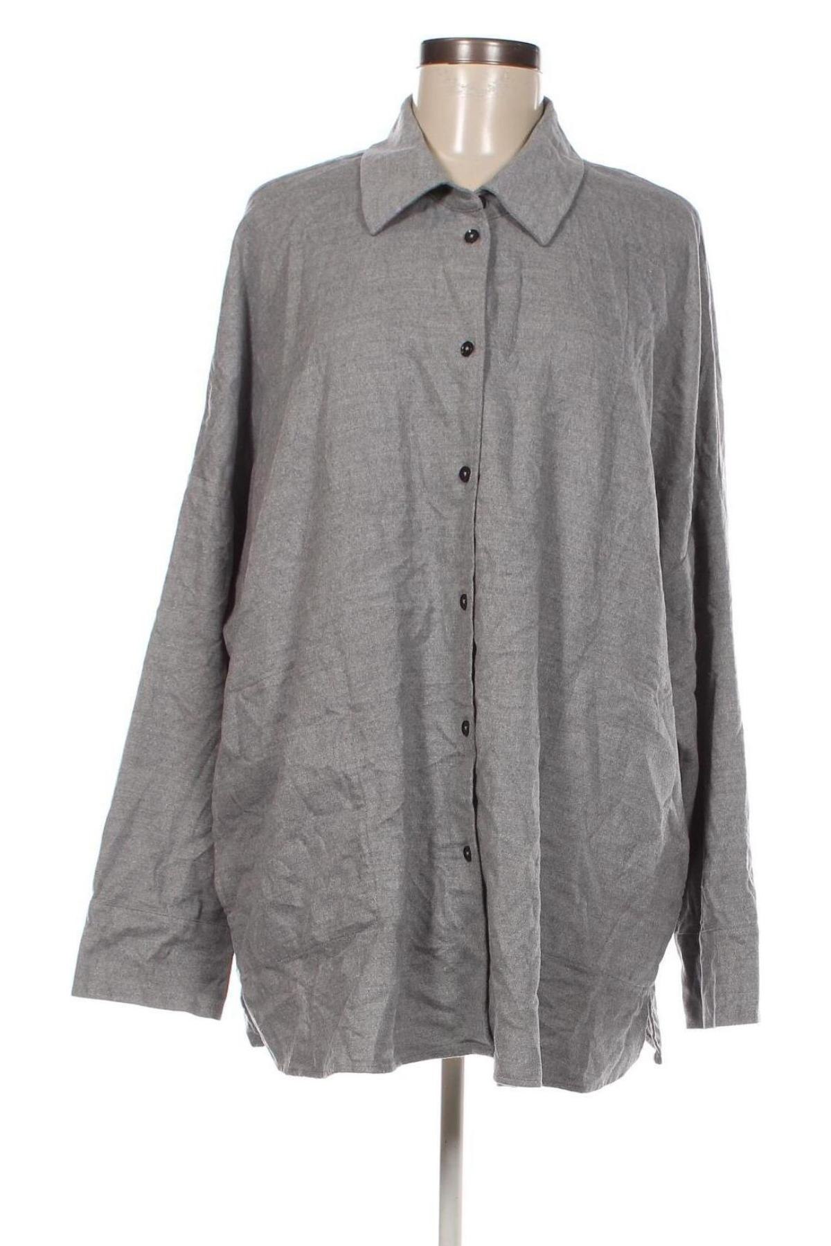 Damenbluse Samoon, Größe L, Farbe Grau, Preis € 8,49