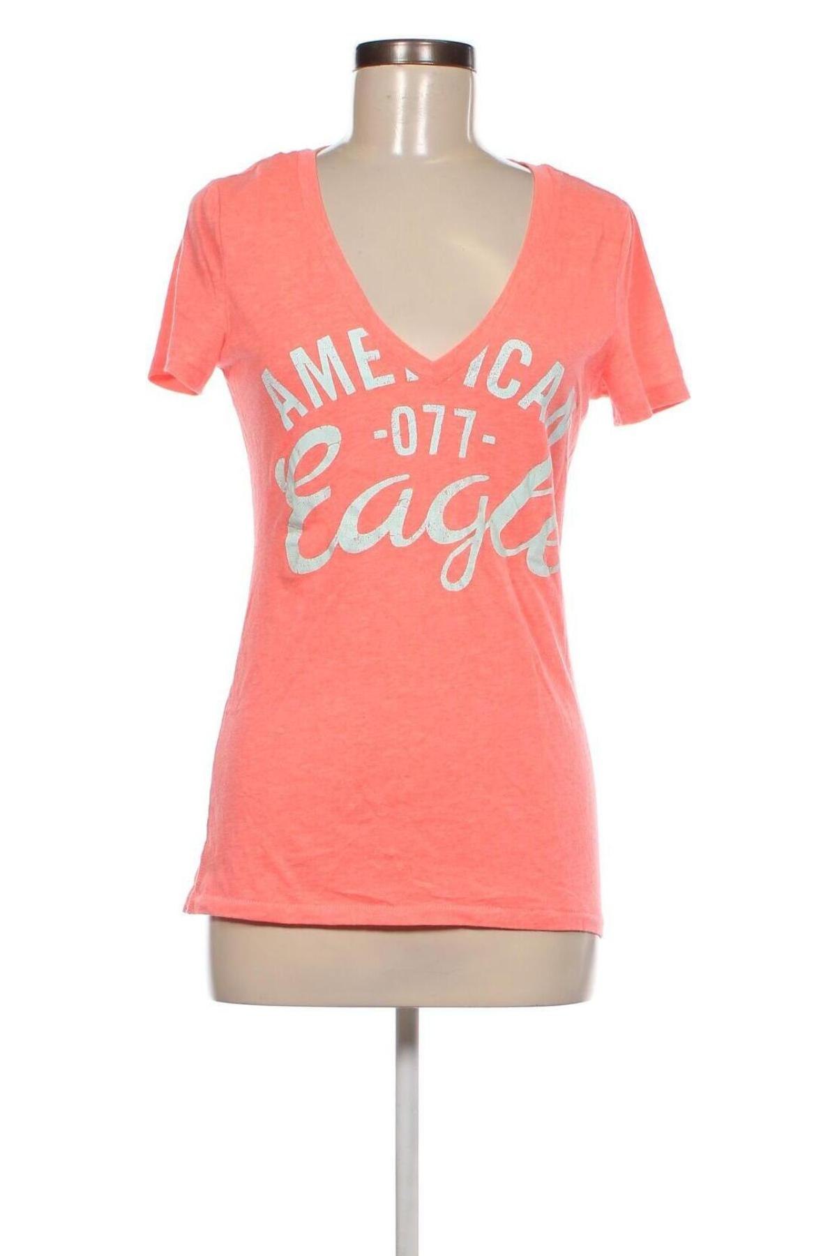 Γυναικείο t-shirt American Eagle, Μέγεθος M, Χρώμα Πορτοκαλί, Τιμή 4,99 €