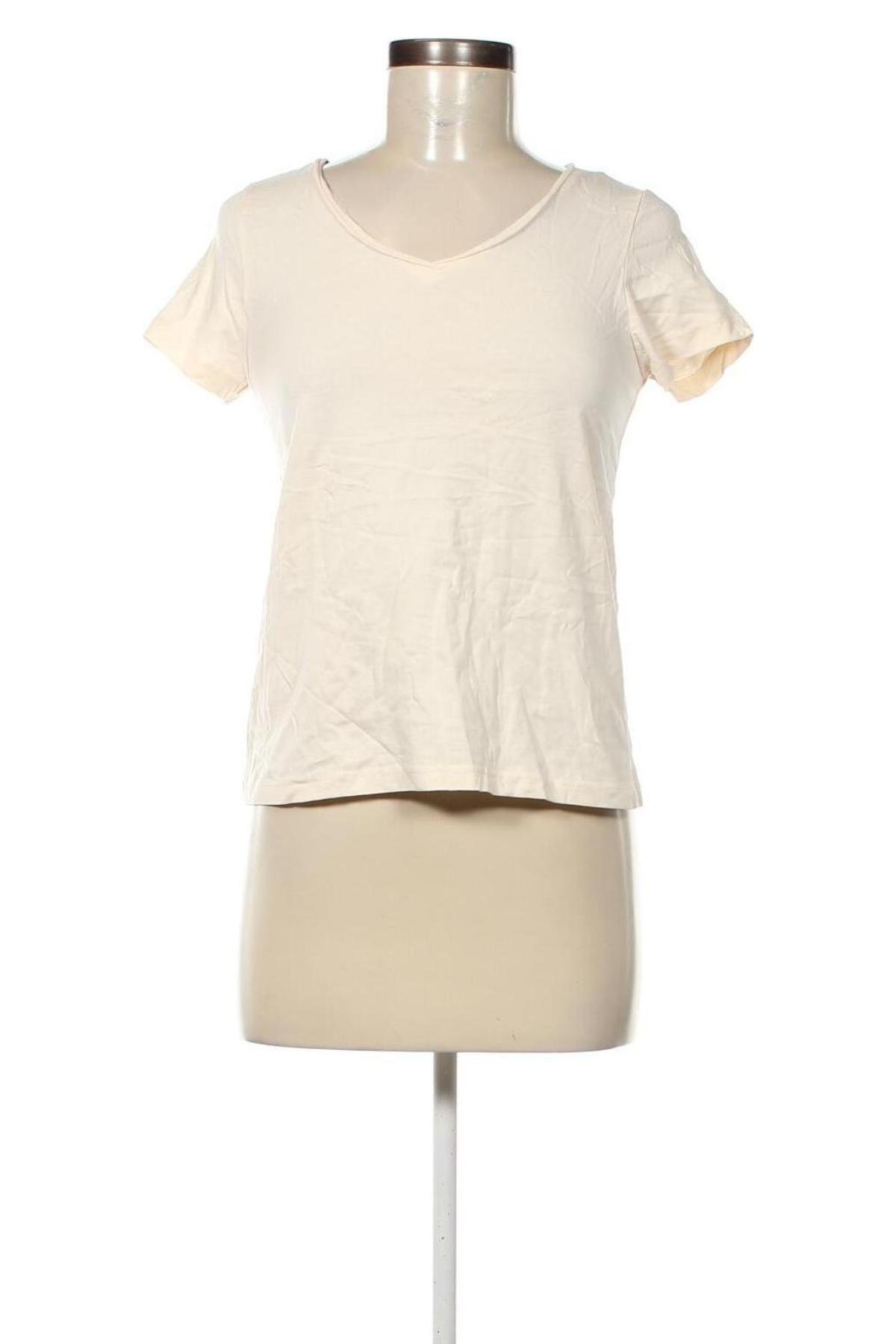 Γυναικείο t-shirt Anna Field, Μέγεθος S, Χρώμα Εκρού, Τιμή 3,49 €