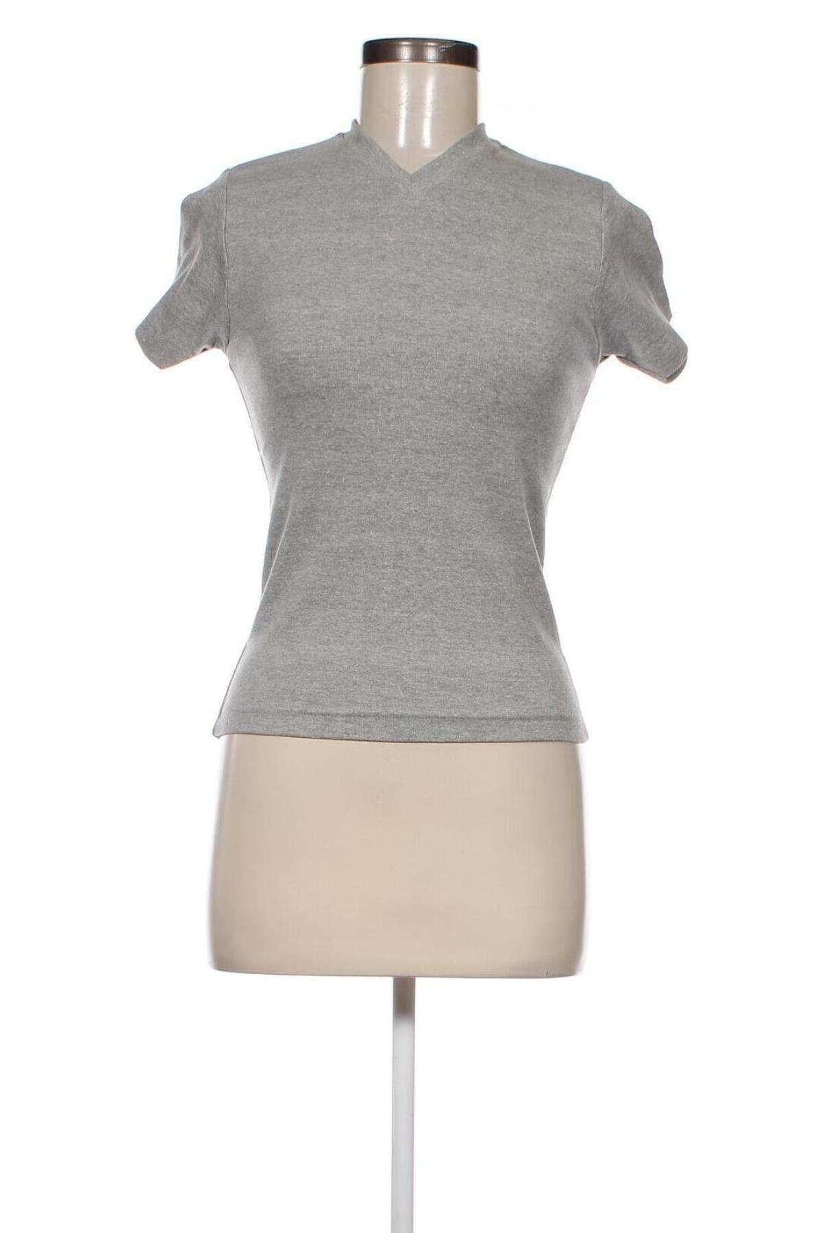 Damen T-Shirt Hanes, Größe S, Farbe Grau, Preis € 1,99