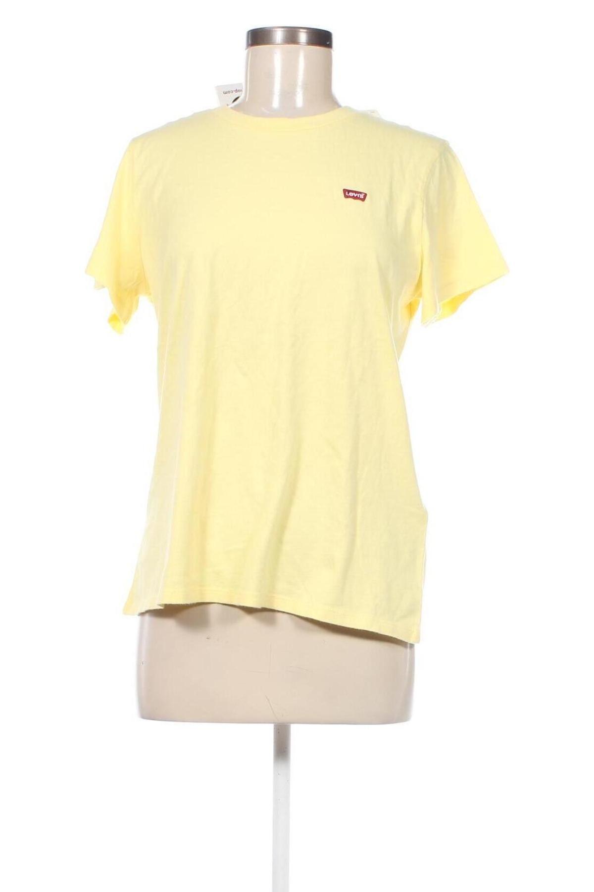 Damski T-shirt Levi's, Rozmiar L, Kolor Żółty, Cena 107,99 zł