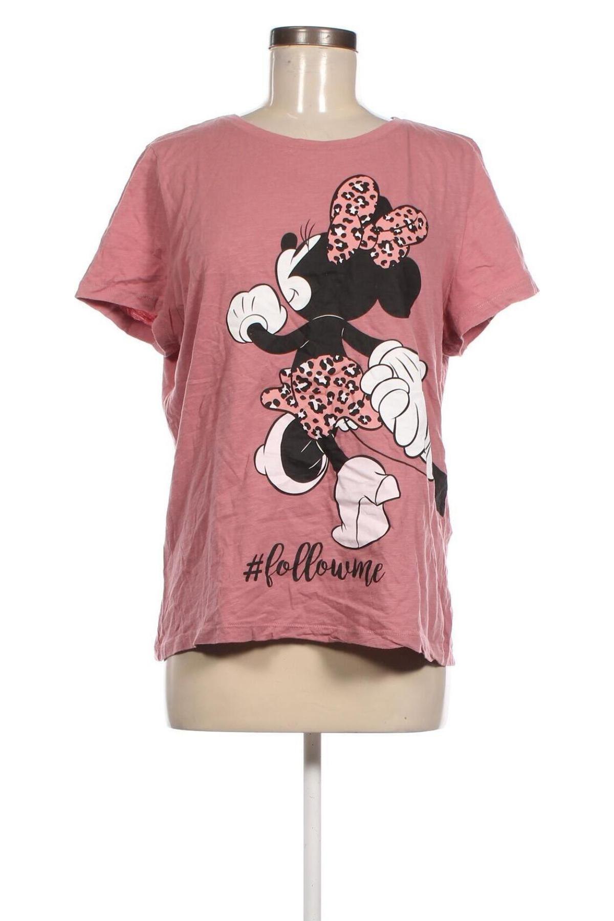 Damen T-Shirt Minnie Mouse, Größe XL, Farbe Rosa, Preis 10,99 €