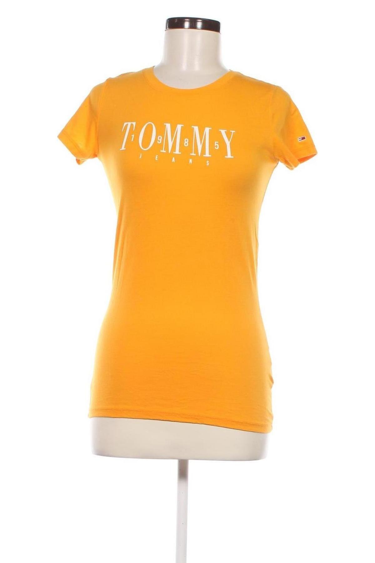 Damen T-Shirt Tommy Jeans, Größe S, Farbe Gelb, Preis € 17,00