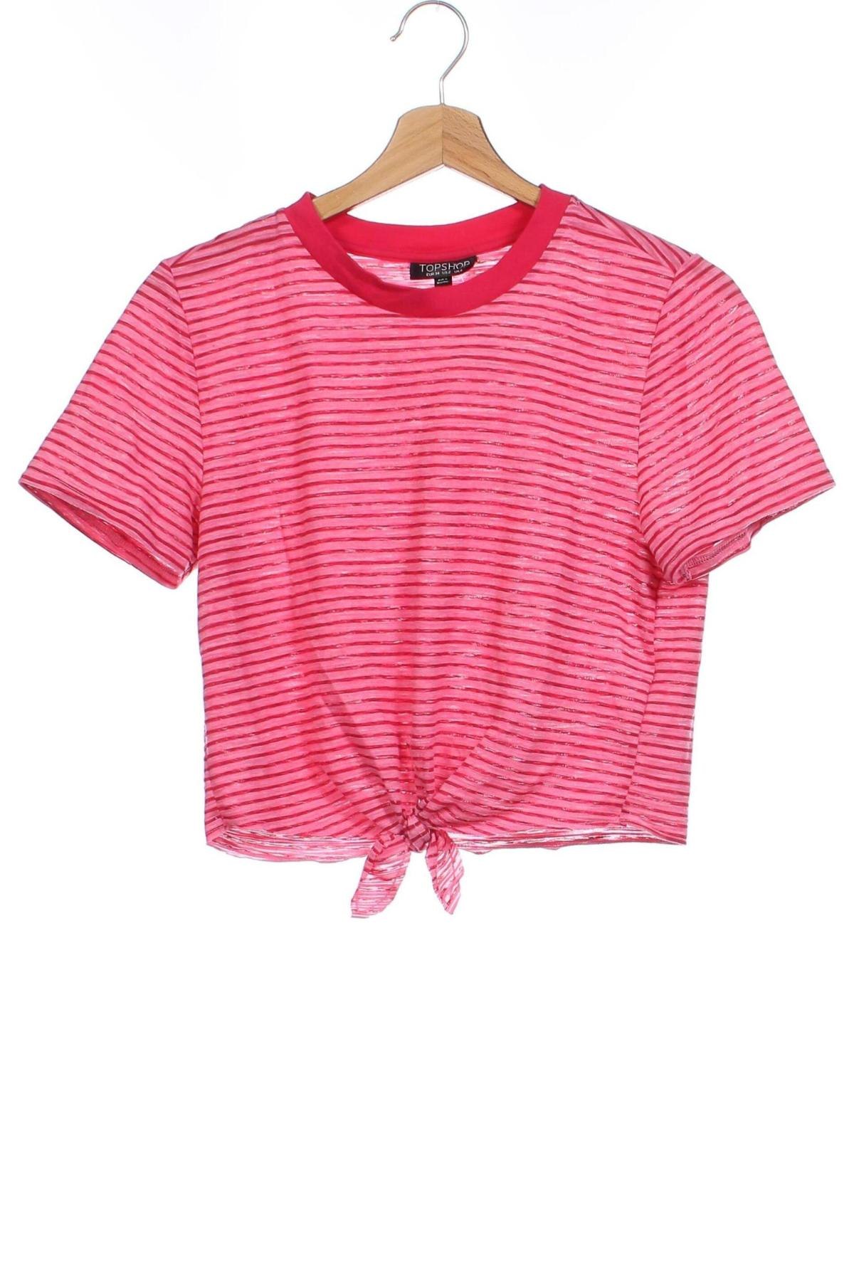 Damen T-Shirt Topshop, Größe XS, Farbe Mehrfarbig, Preis 5,12 €