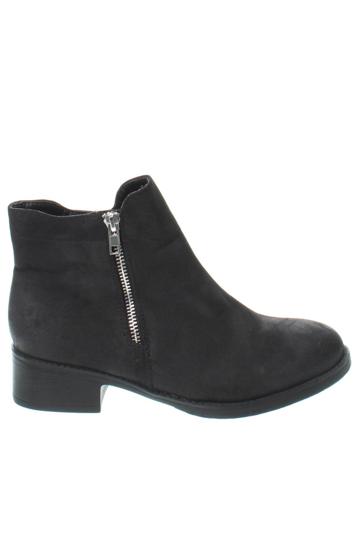 Damen Stiefeletten Pieces, Größe 37, Farbe Schwarz, Preis 17,39 €