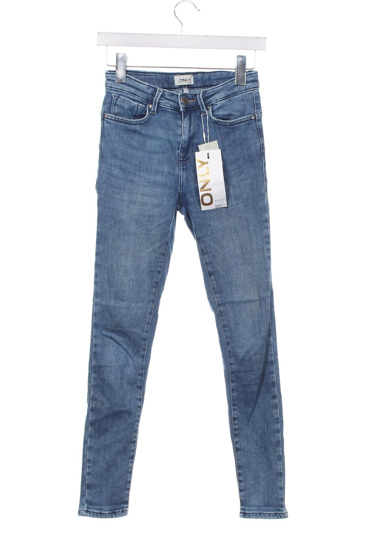 Damskie jeansy ONLY, Rozmiar XS, Kolor Niebieski, Cena 88,99 zł