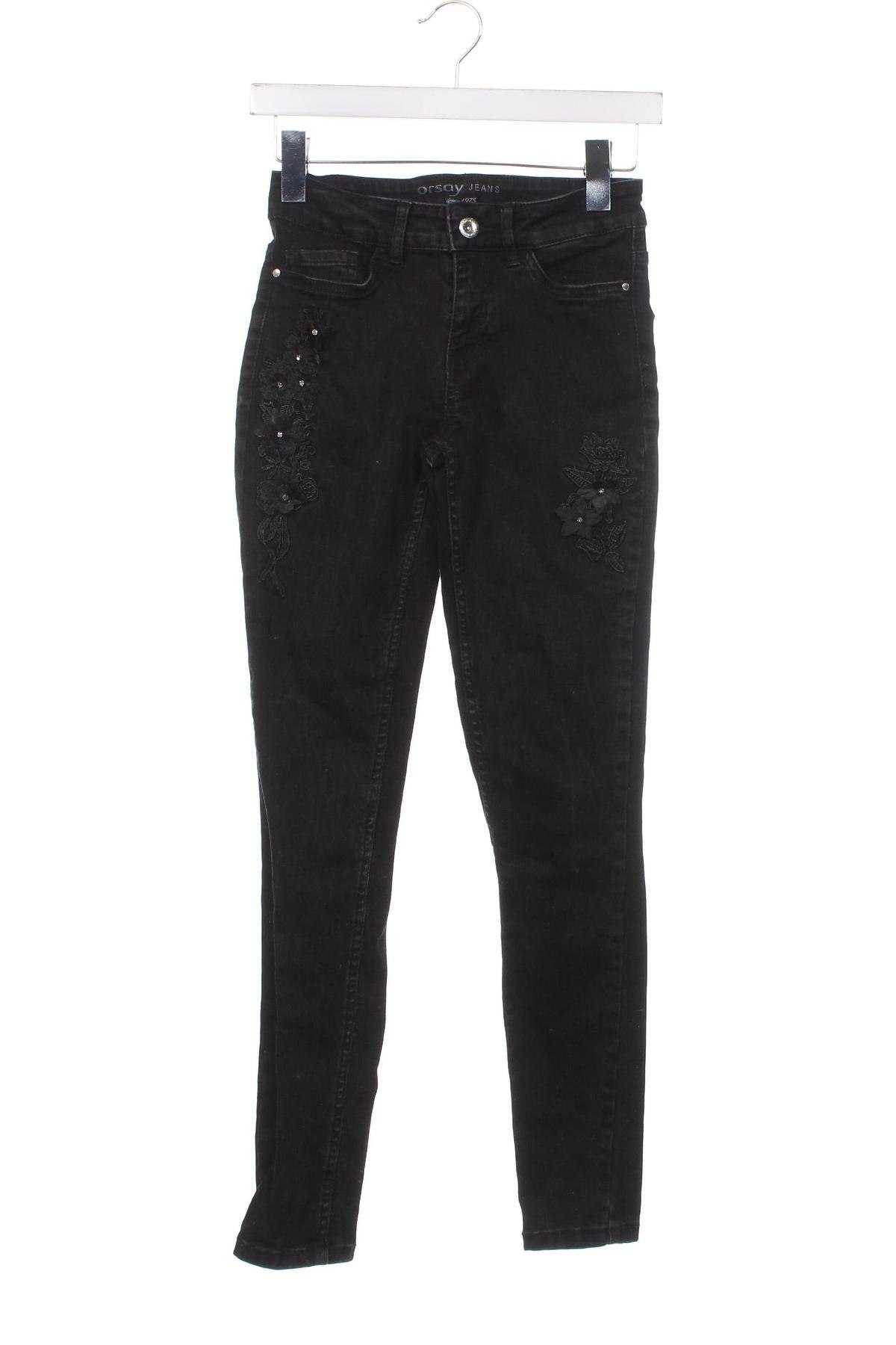 Damen Jeans Orsay, Größe XXS, Farbe Schwarz, Preis € 6,99