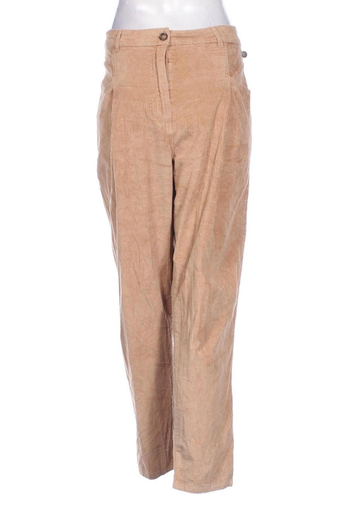 Damen Cordhose Gina, Größe L, Farbe Beige, Preis € 7,99