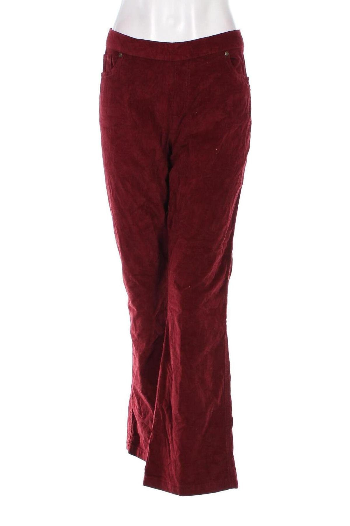 Damen Cordhose Pajama Jeans, Größe L, Farbe Rot, Preis € 6,99