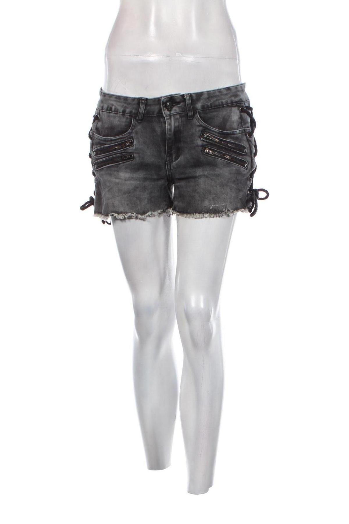 Damen Shorts Rock Rebel, Größe M, Farbe Grau, Preis € 6,49