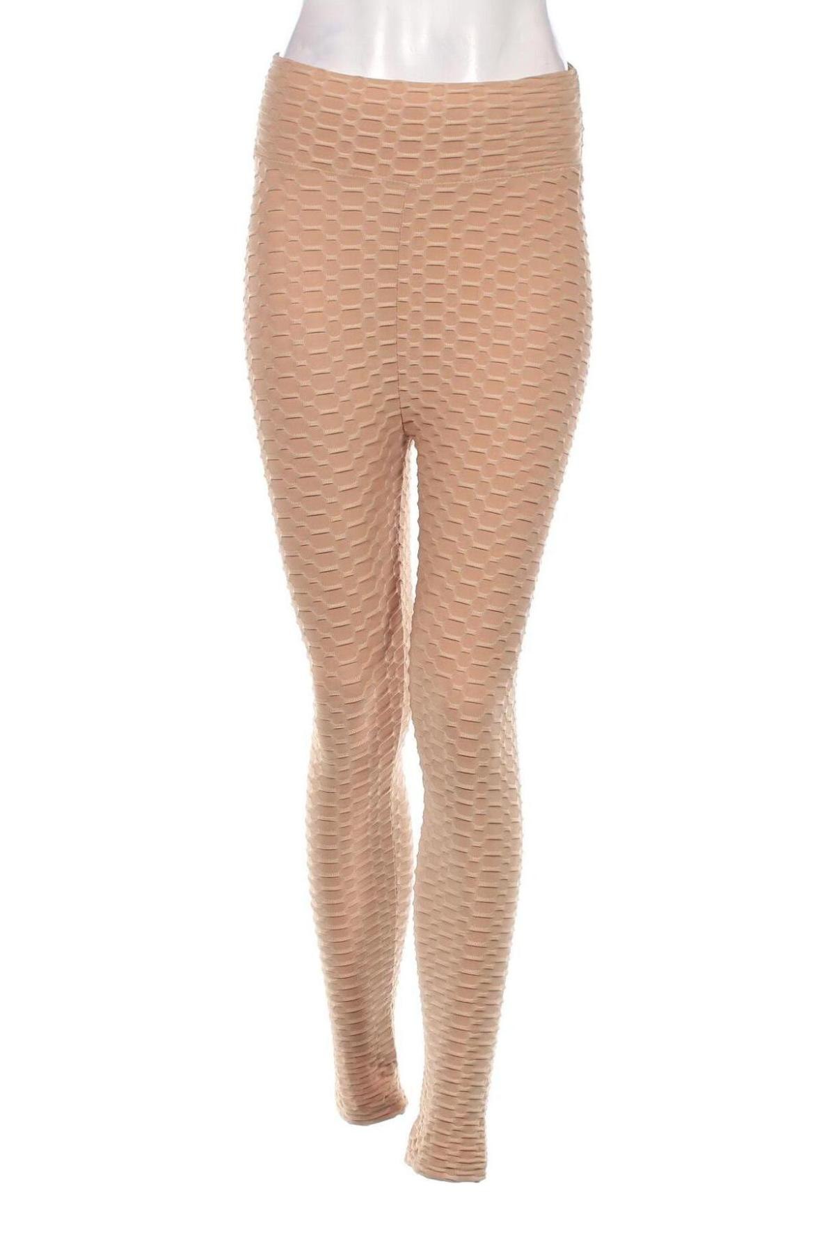 Damen Leggings, Größe M, Farbe Beige, Preis 10,91 €